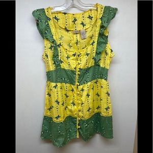 Cotton colorful top-